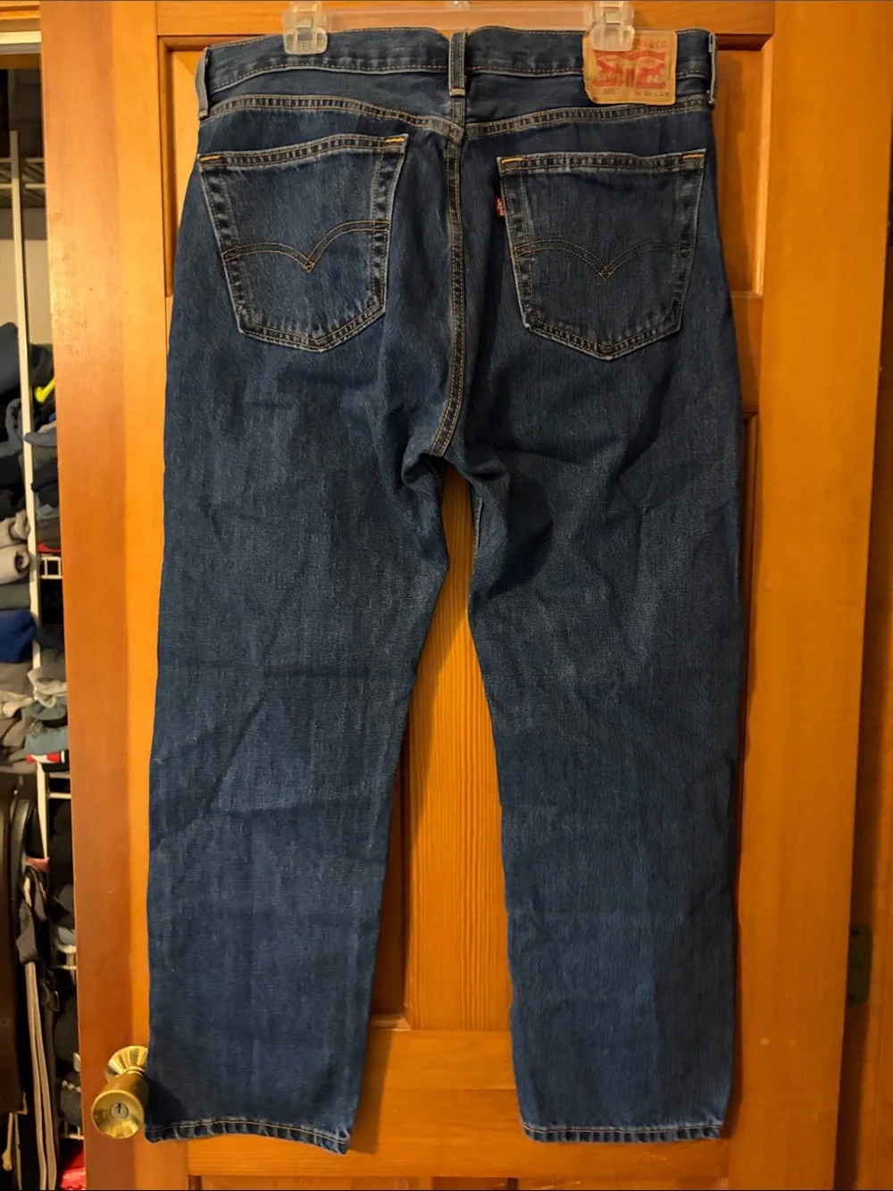 Levi's Classic Indigo Straight 505 Jeans